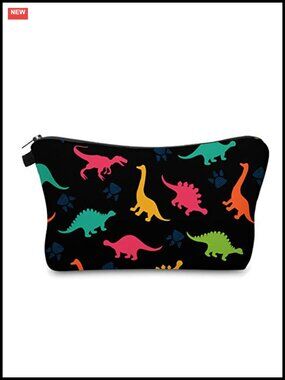 Cute Travel Makeup Bag Cosmetic Pouch Small Zippered Storage